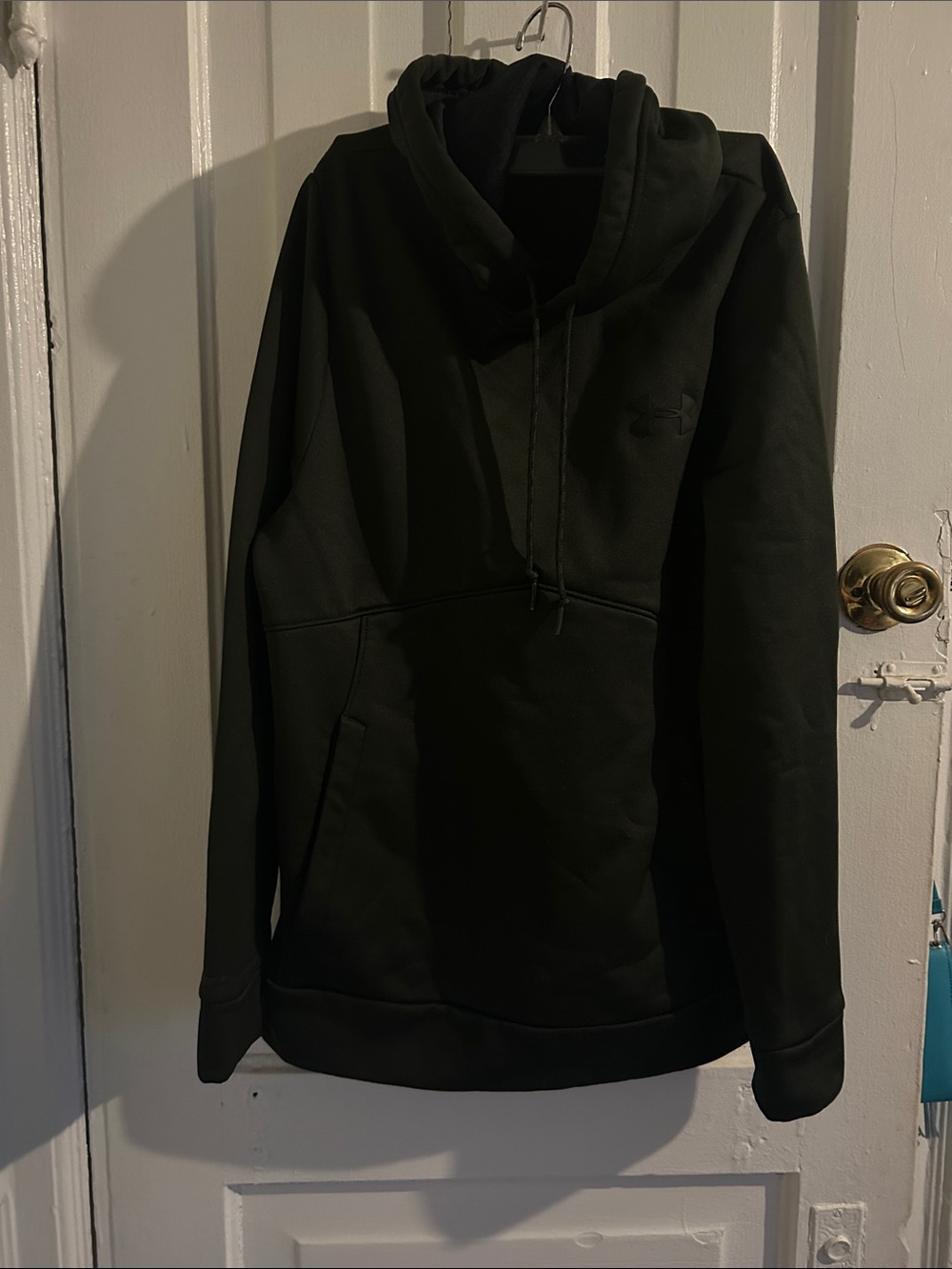 Under Armour Olive Drab Hoodie with Subtle Logo